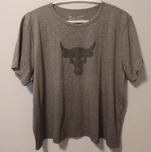 NWOT Project Rock Bull Cropped Shirt